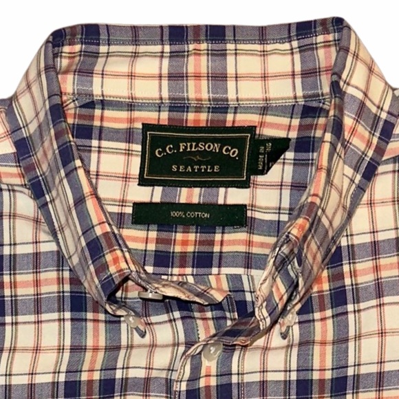 CC Filson 100% Cotton Plaid Shirt - Picture 3 of 9